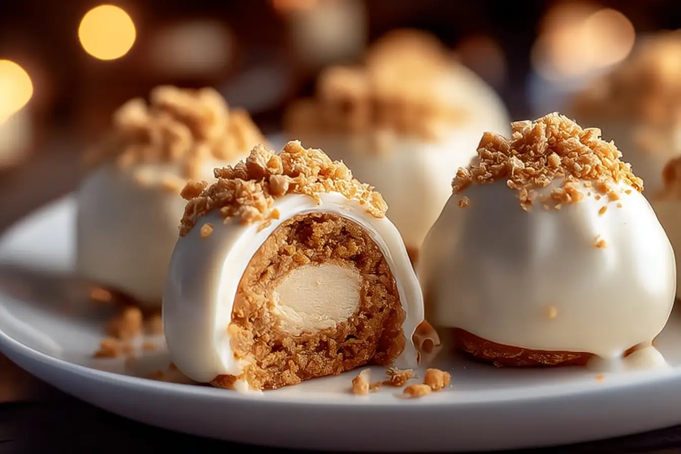 No-Bake Pumpkin Cheesecake Balls