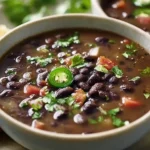 Hearty Black Bean Soup Cozy & Protein