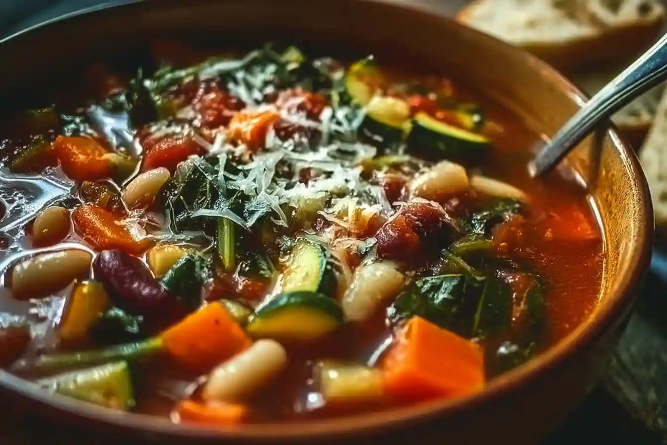 Warm Up with Hearty Minestrone Soup Perfect for Meal Prep