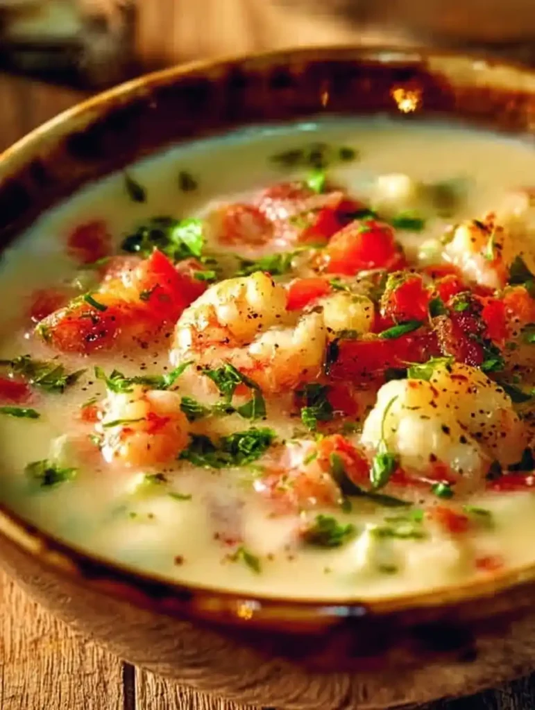 Mediterranean-Style Cauliflower Soup