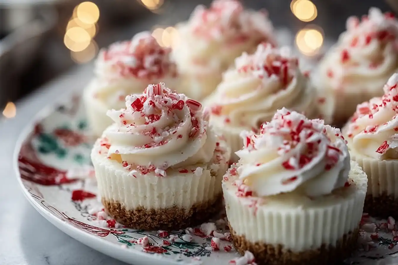 Delicious Peppermint Mini Cheesecakes for Your Holiday Treats