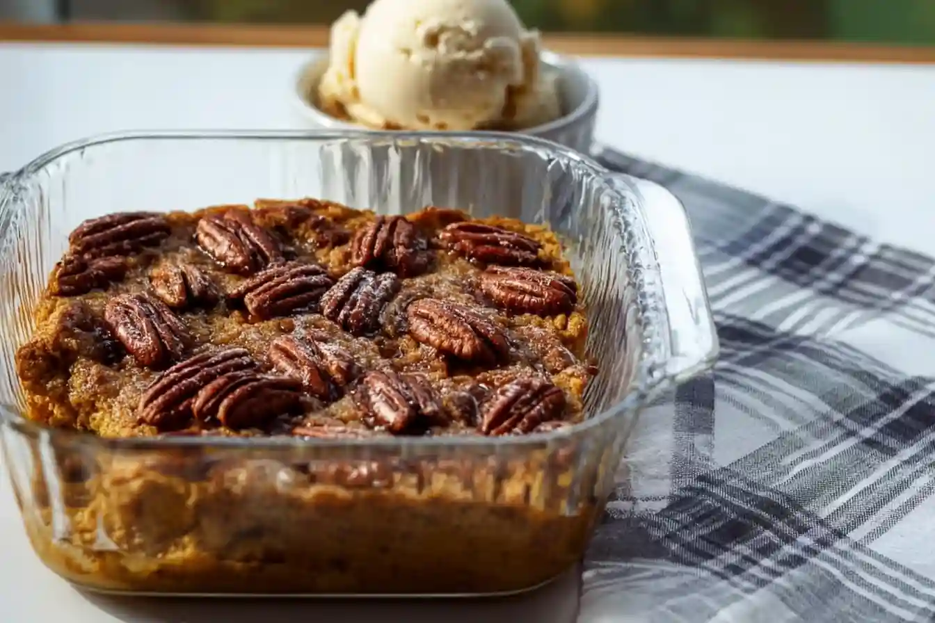 Indulge in Easy Sourdough Pumpkin Cobbler Perfect Fall Dessert!