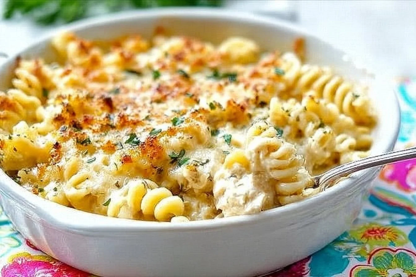 Chicken Alfredo Casserole