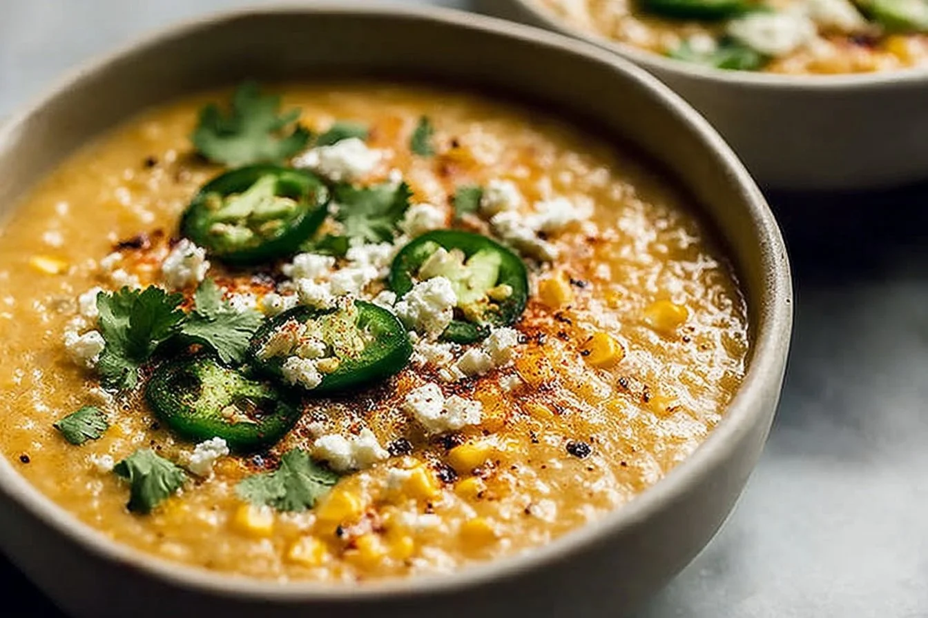 Creamy Mexican Street Corn Soup