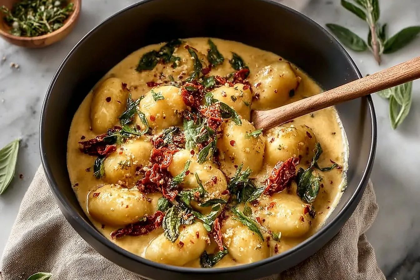 Garlic Marry Me Chicken Gnocchi Soup