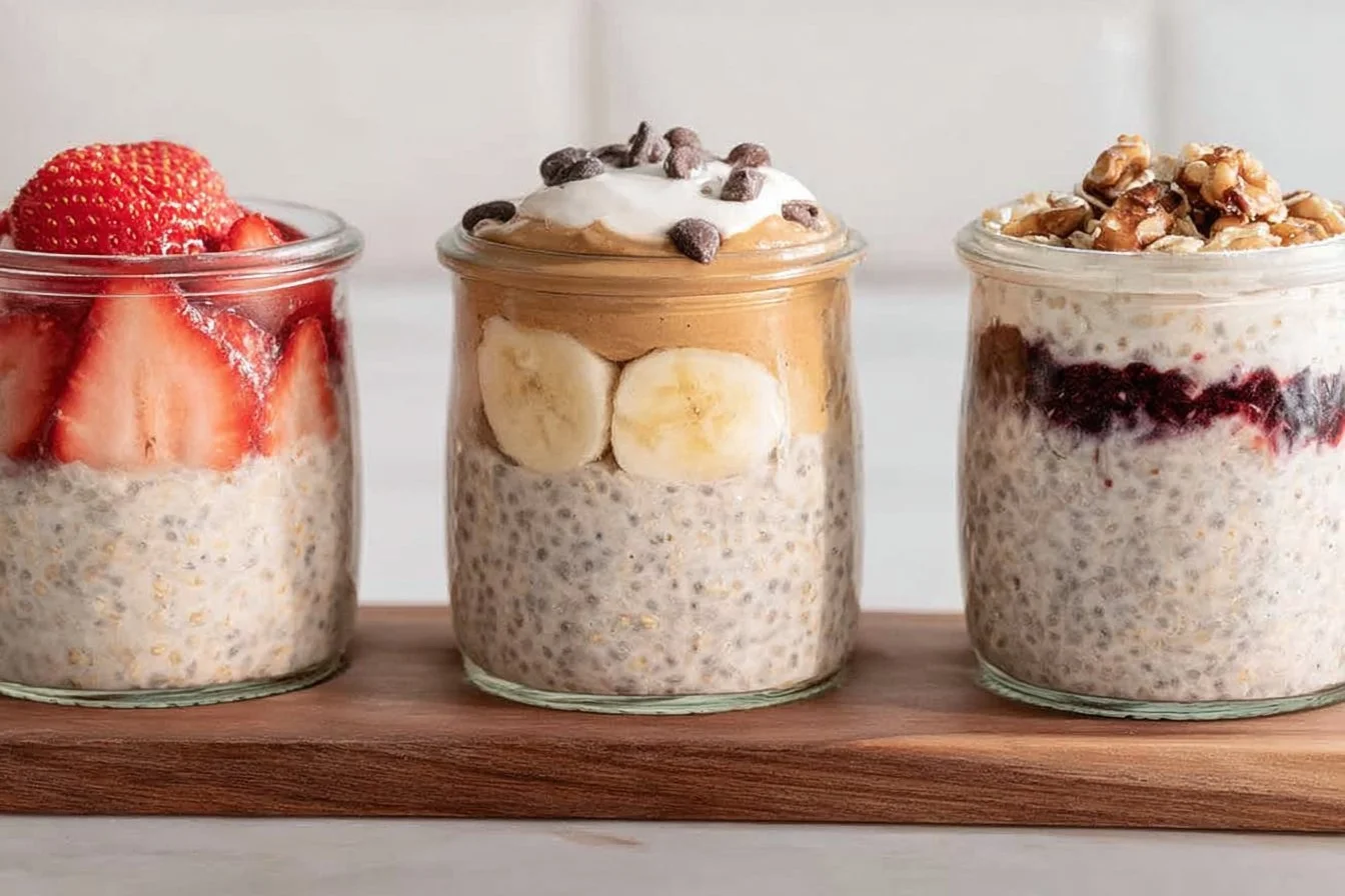 Quick & Creamy High Protein Overnight Oats