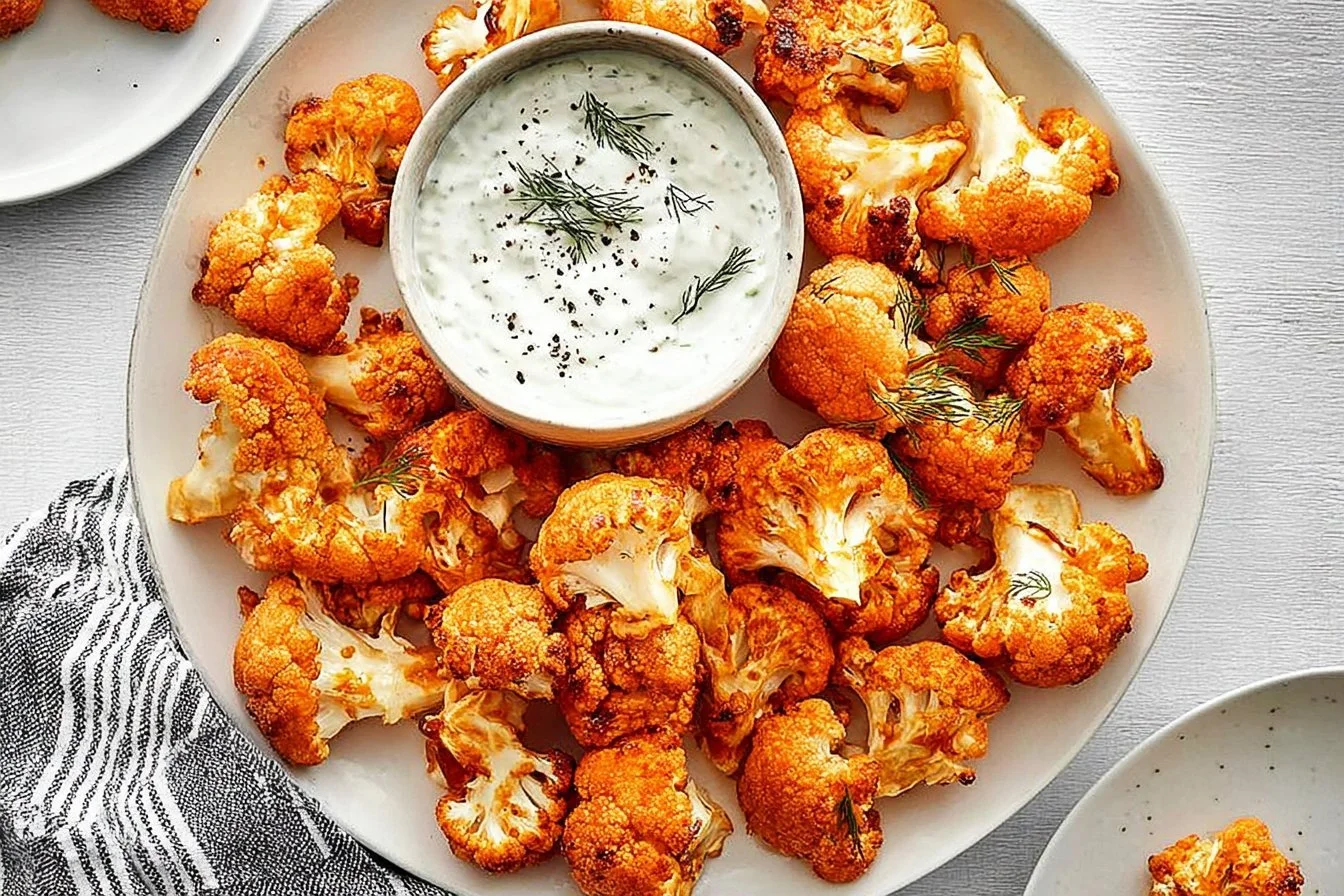 Buffalo Cauliflower Bites