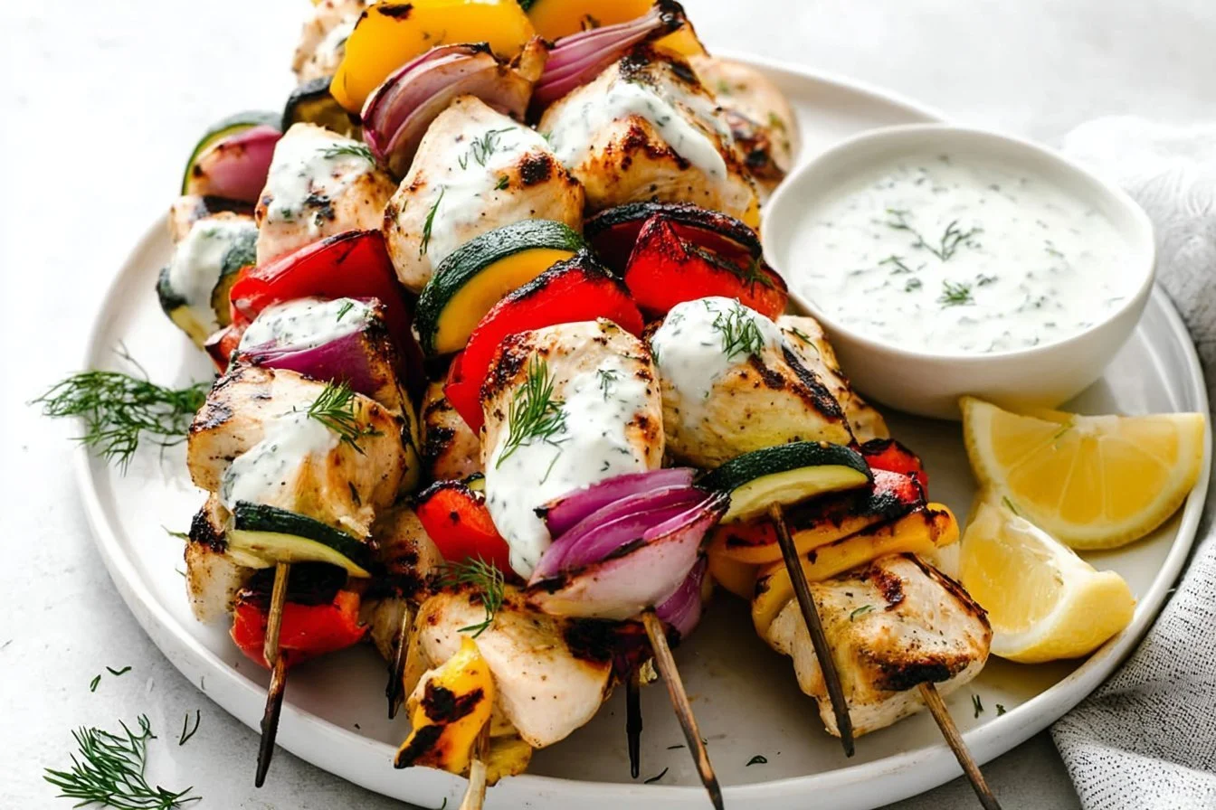 Greek Chicken Kabobs